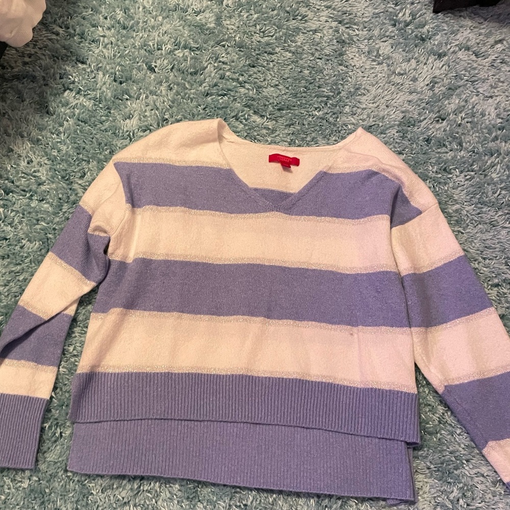 Jennifer Lopez Striped Sweater